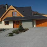 Sekční garážová vrata design LAMELA